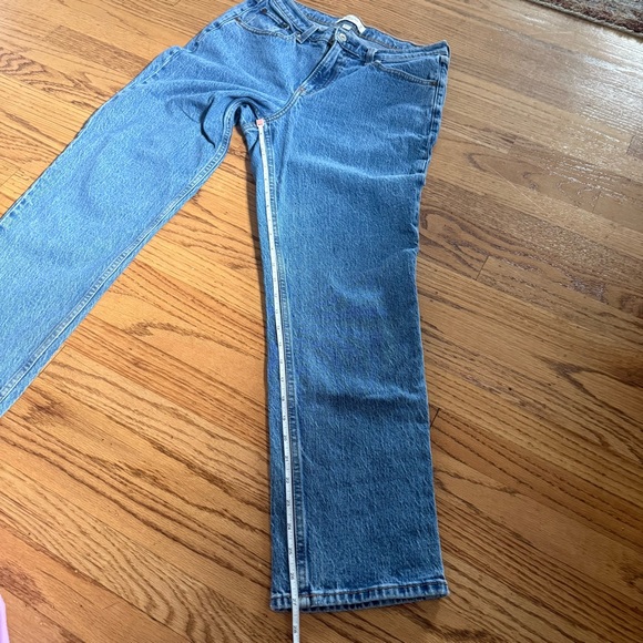 Abercrombie & Fitch Curve Love Mid Rise 90s Straight Jeans — Size 29/8 Short - Picture 11 of 11